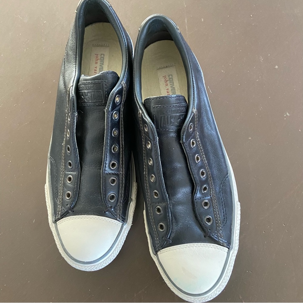 RARE Black Leather John Varvatos x Converse Chuck Taylor All Star M-9 W-11
